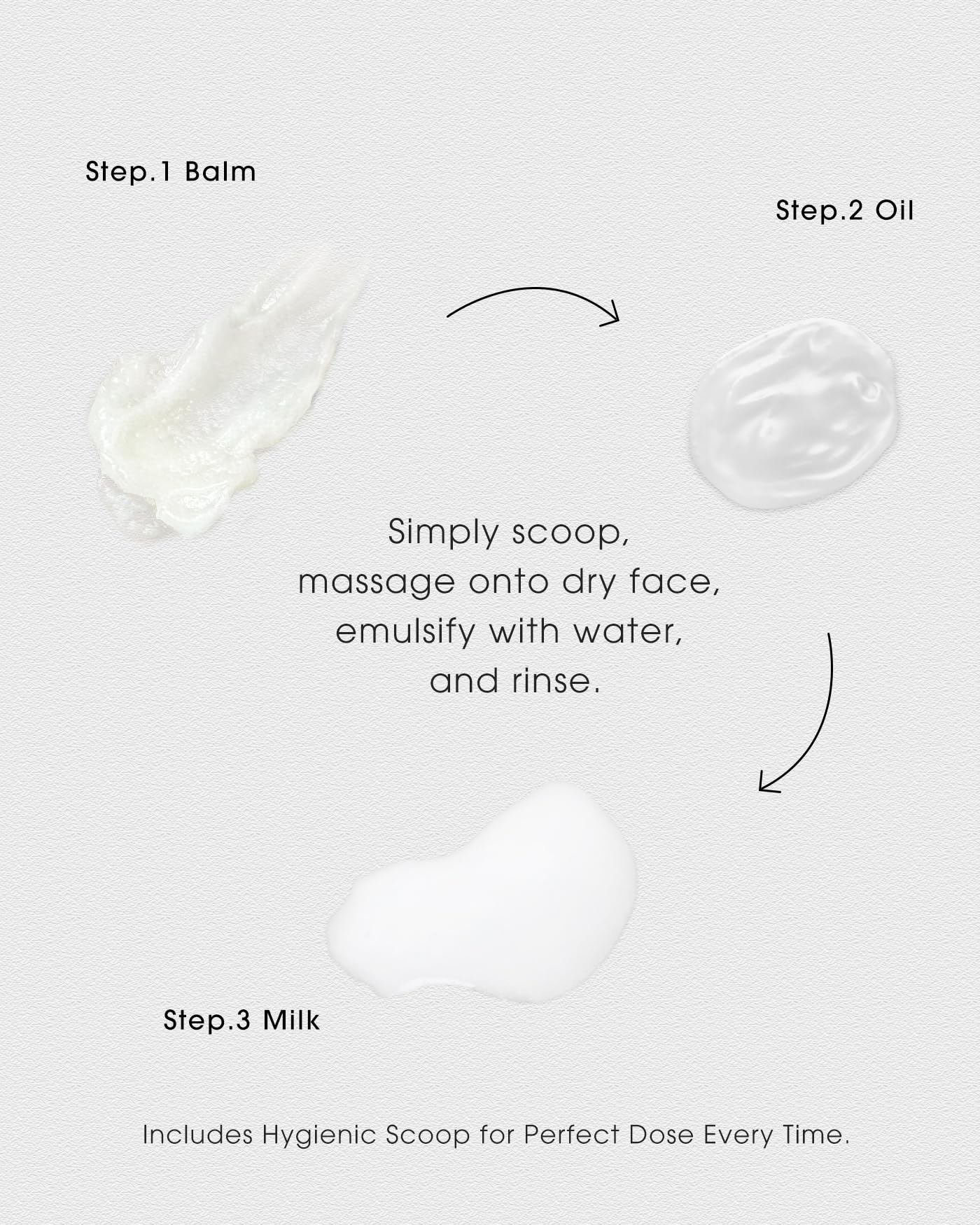 Using spatula to apply Ttlala cleansing balm on hand