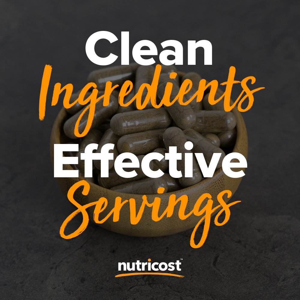 Full product packaging of Nutricost Milk Thistle 250 milligrams showing quality guarantee marks