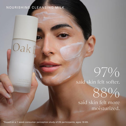 Authentic Oak Essentials skincare bottle label