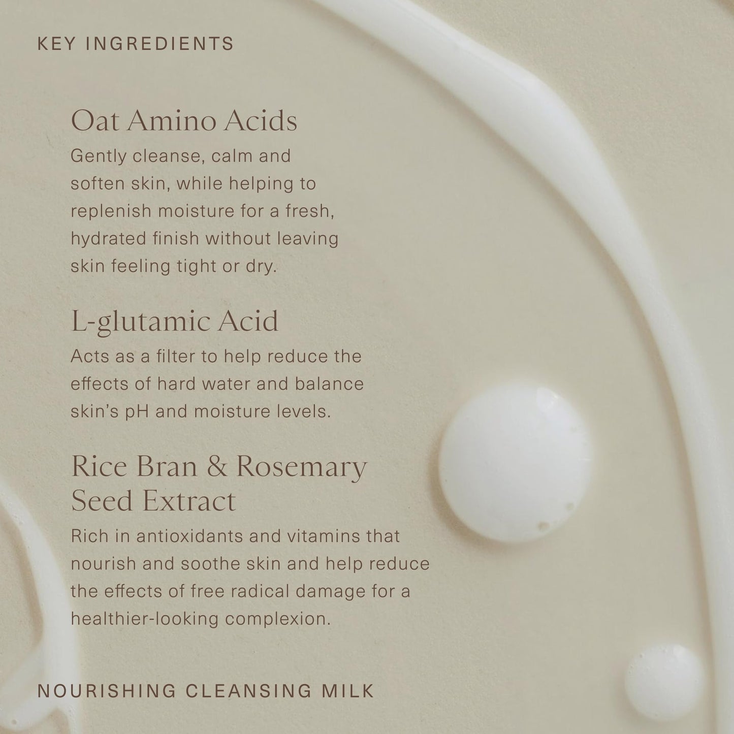 Side profile of Oak Essentials cleanser bottle