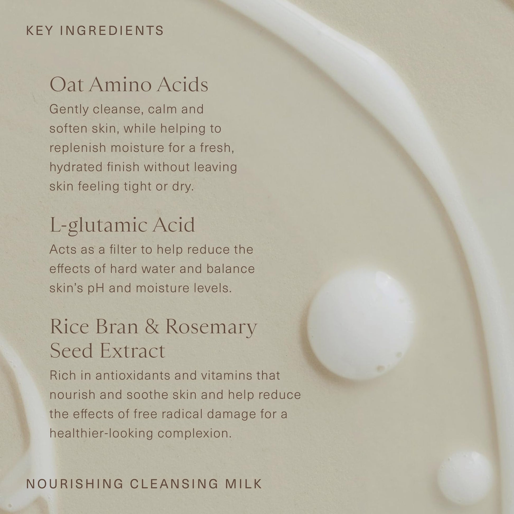 Side profile of Oak Essentials cleanser bottle