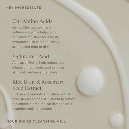 Side profile of Oak Essentials cleanser bottle