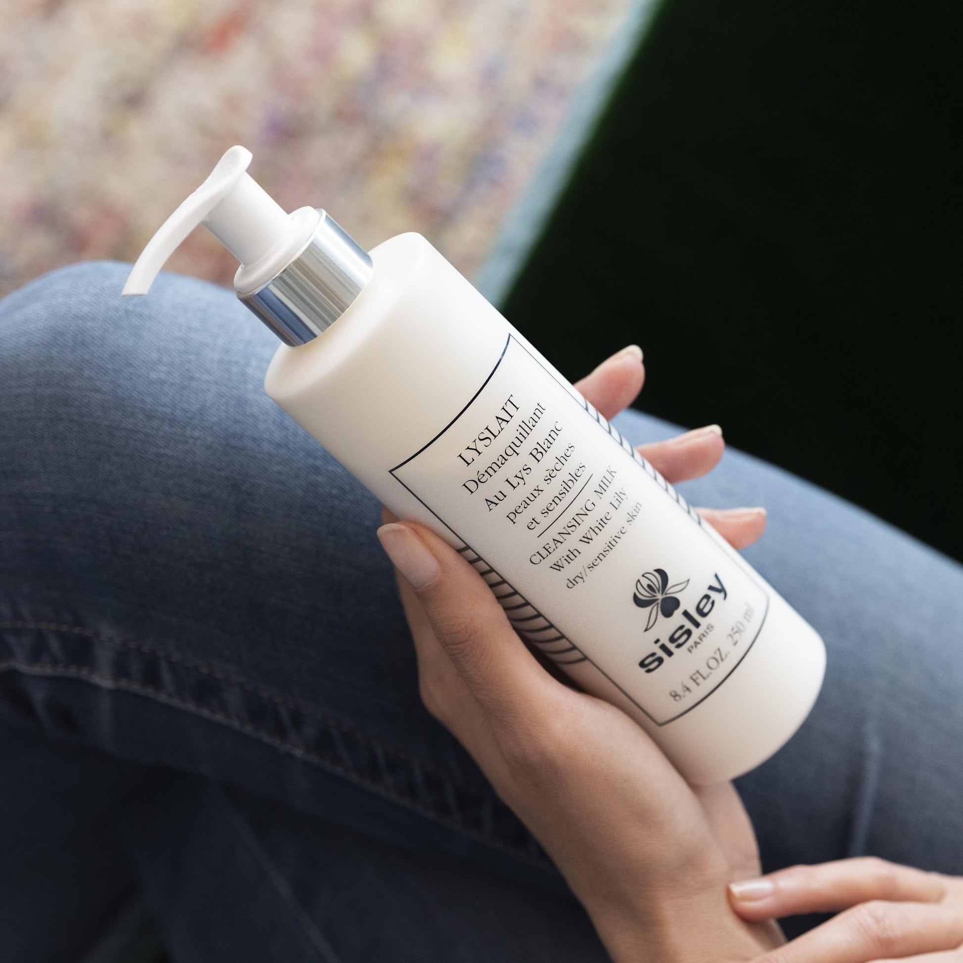 Luxury Sisley Paris facial cleanser for all skin types