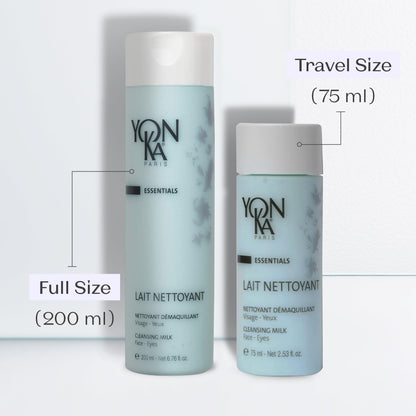 Authentic Yonka Lait Nettoyant packaging showing plant-based label