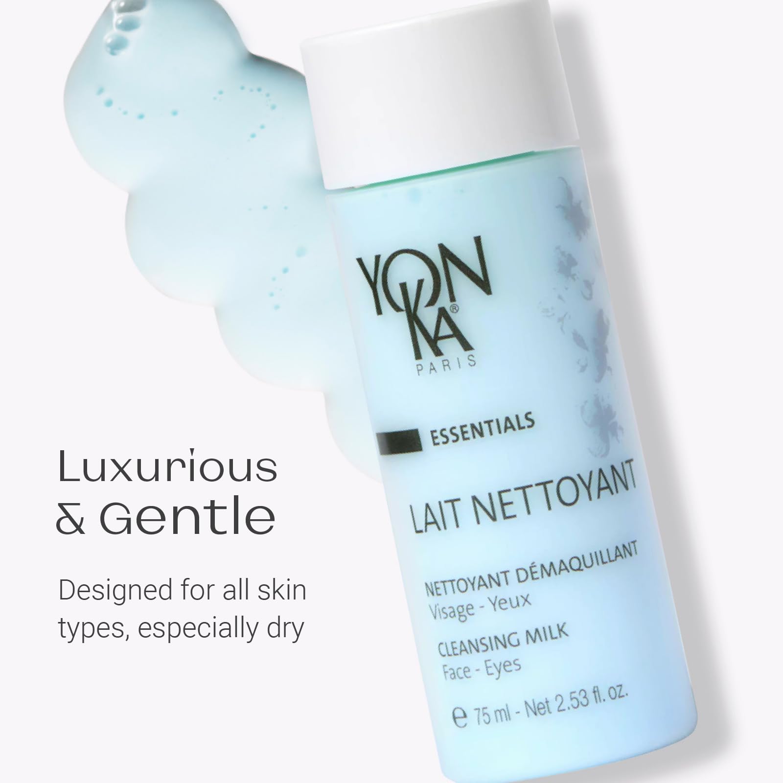 Yonka Lait Nettoyant 2.53 fluid ounce bottle side profile