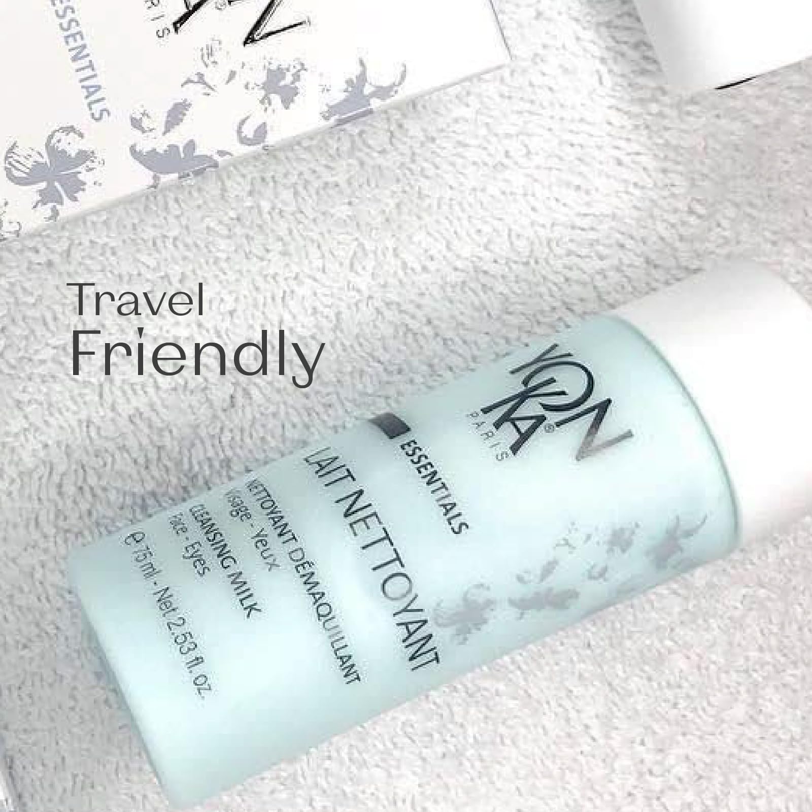 Yonka Lait Nettoyant gentle facial wash in lifestyle setting