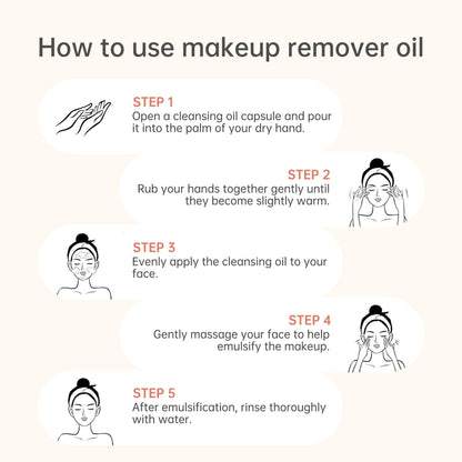 Loffeyo 20PCS travel cleansing oil packaging details