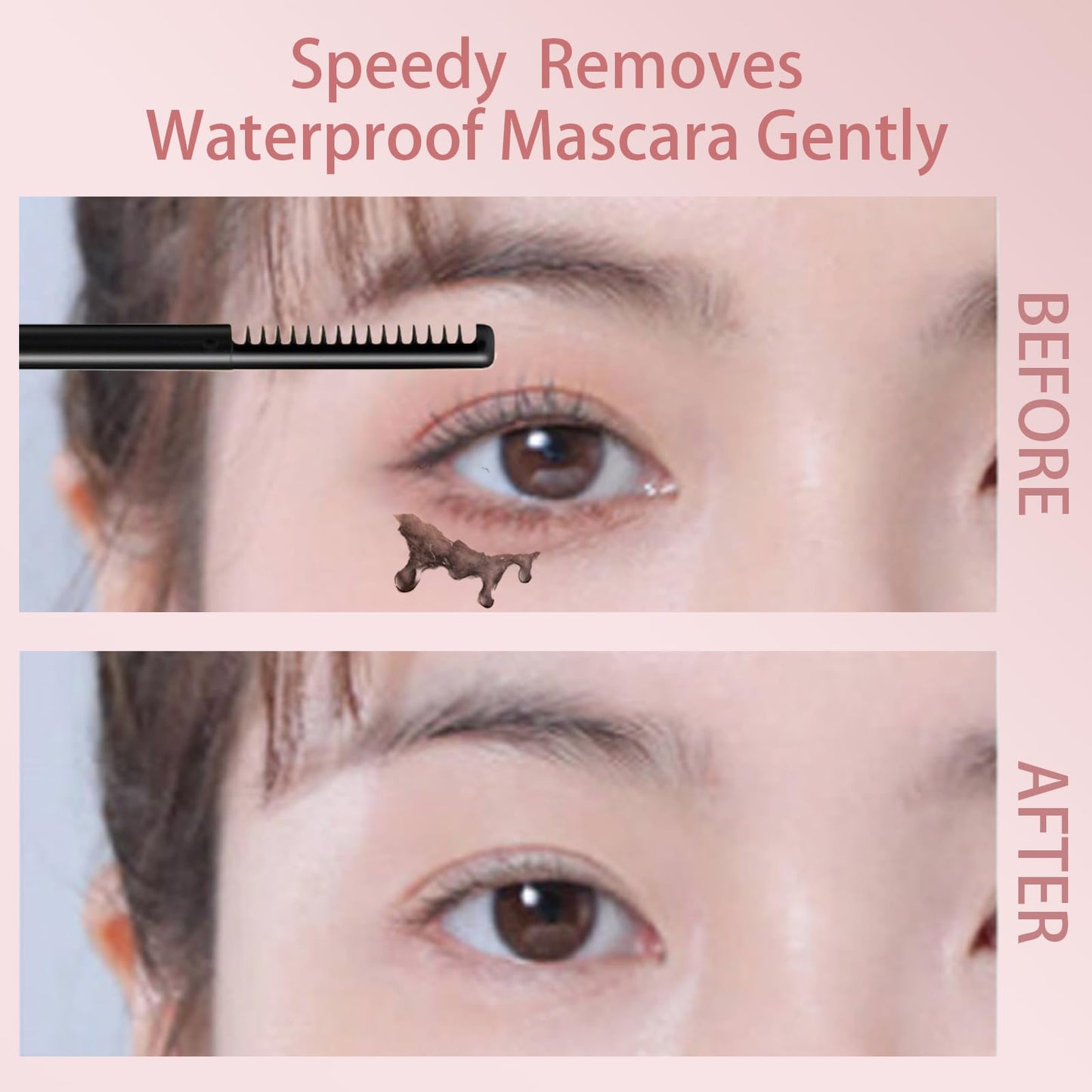 Okerker mascara remover precision spiral applicator wand