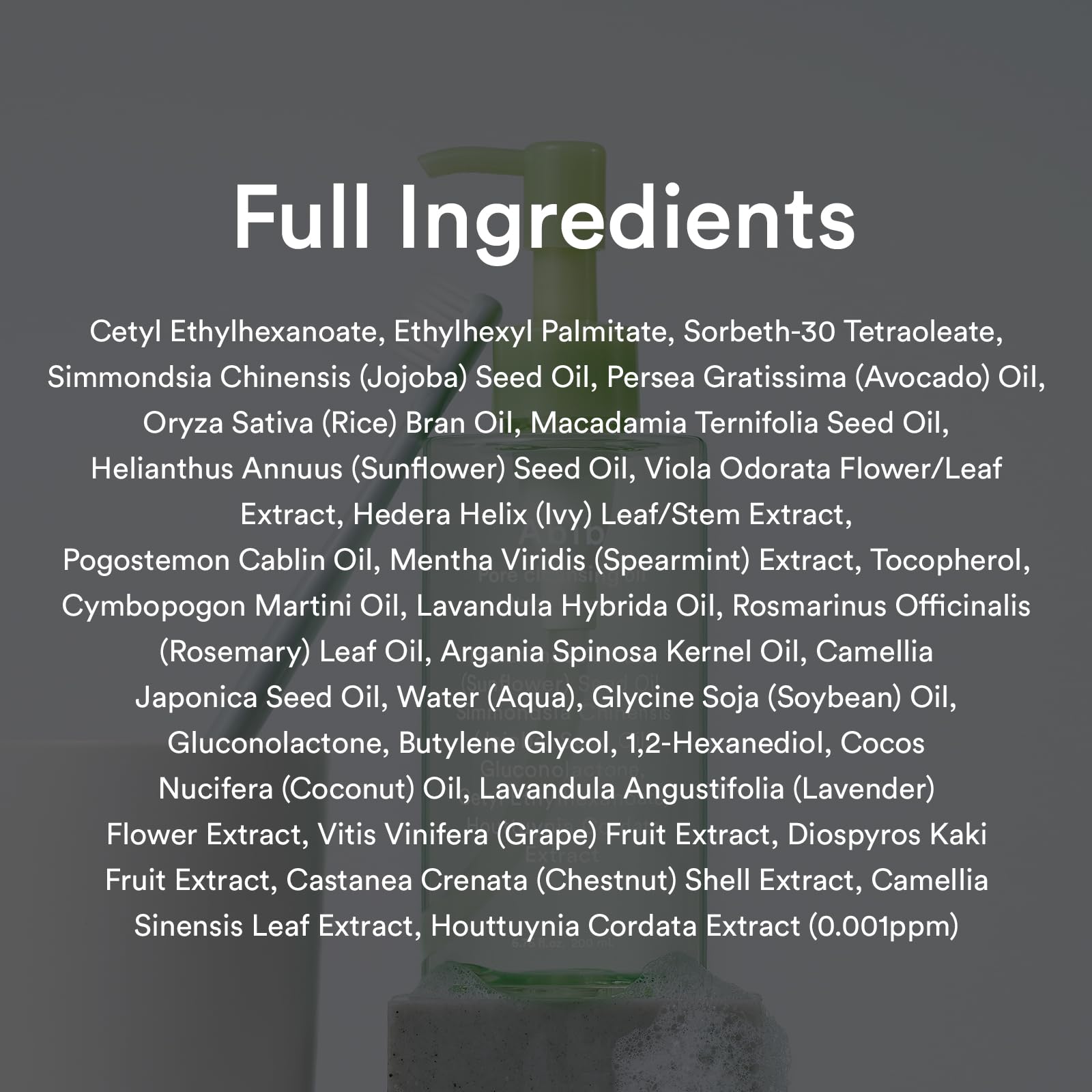 Authentic USA imported Abib cleansing oil