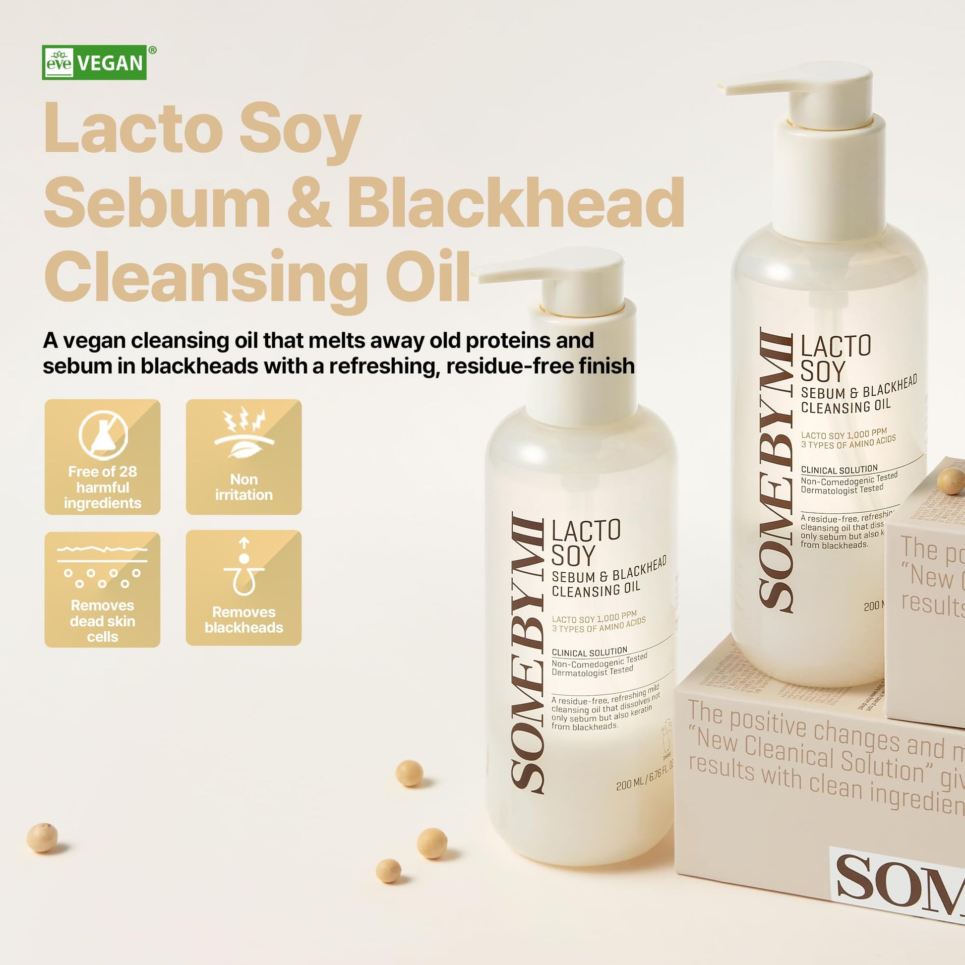 Some By Mi Lacto Soy Cleansing Oil 200ml packaging