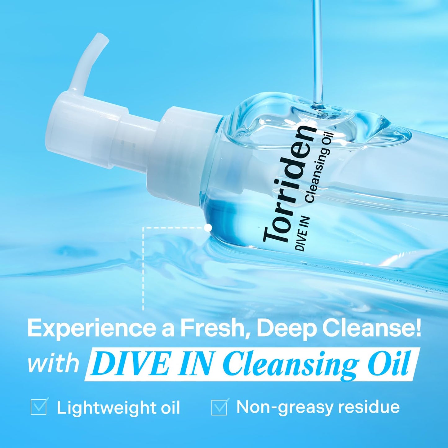 Torriden cleansing oil 200ml packaging back