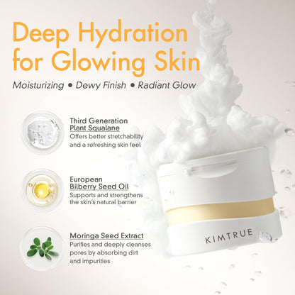 Kimtrue Meltaway Cleansing Balm with spatula for application