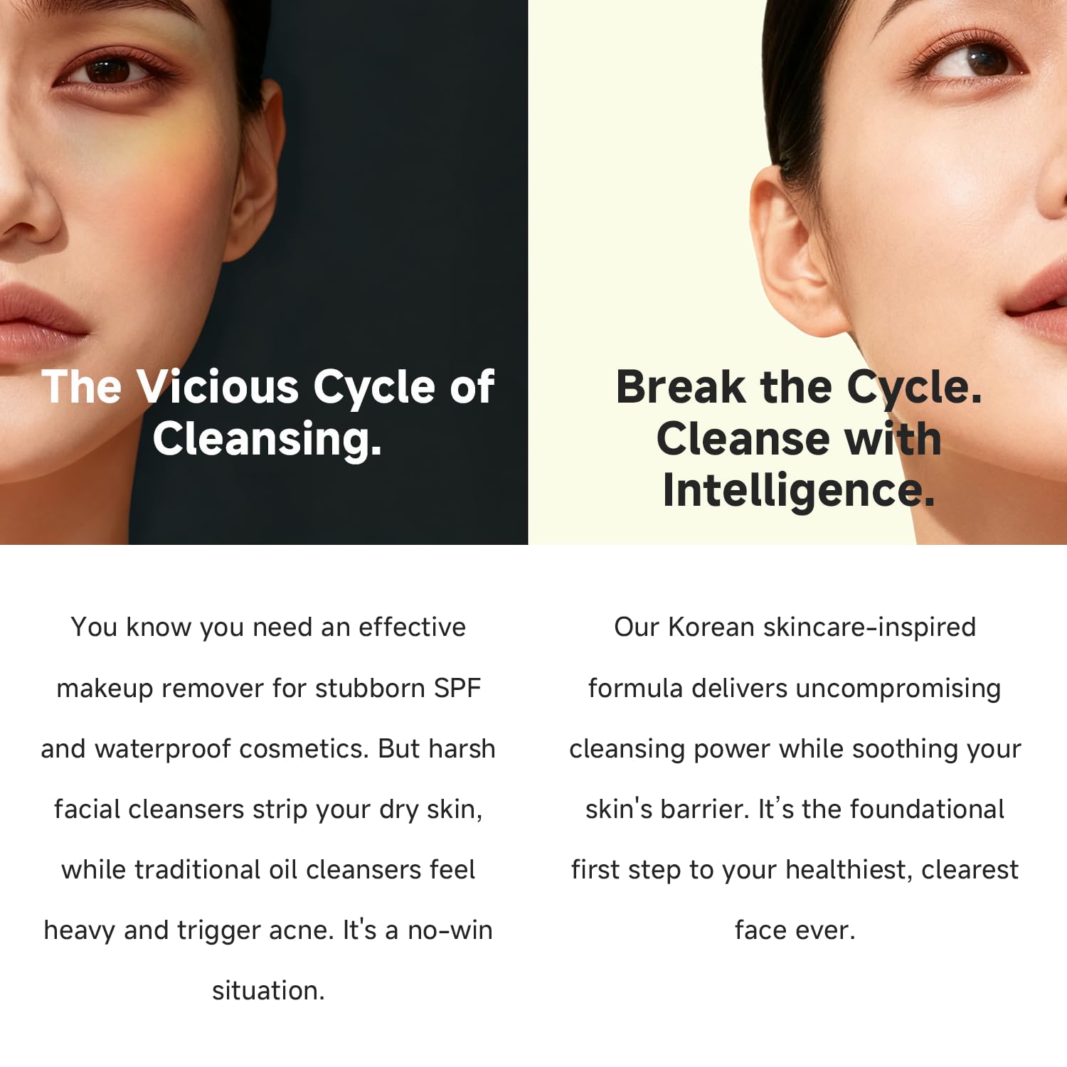 Feo facial cleansing oil for sensitive skin bottle