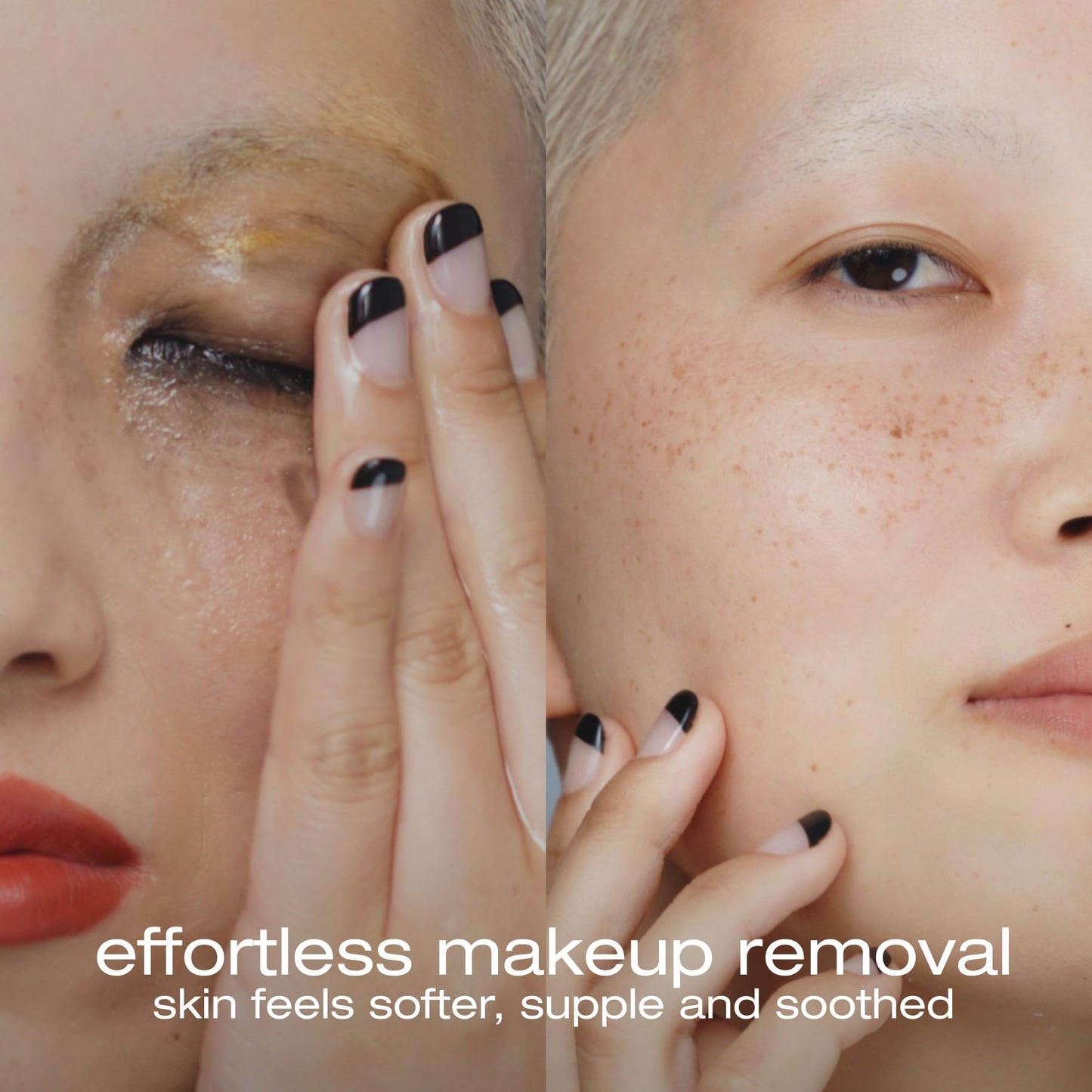 Shu Uemura facial cleansing oil bottle texture