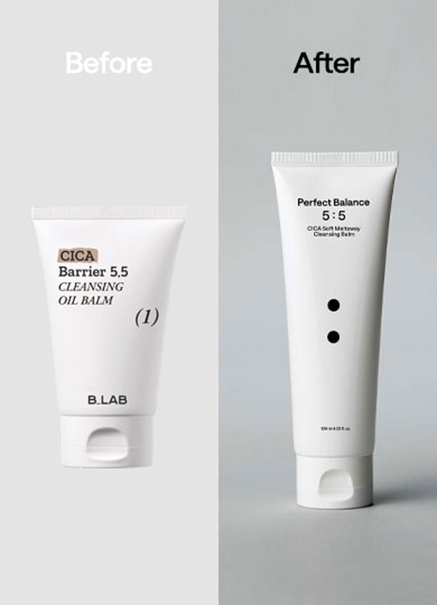 B:Lab Cica Soft Meltaway Cleansing Balm tube texture