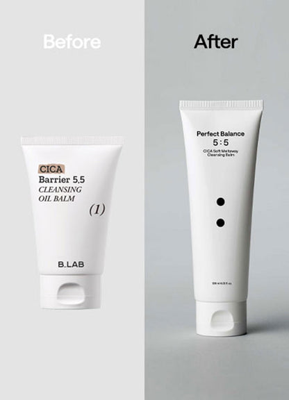 B:Lab Cica Soft Meltaway Cleansing Balm tube texture