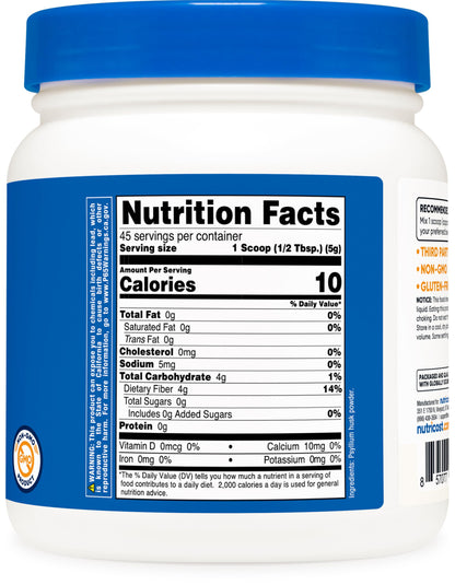 Nutricost Psyllium Whole Husk Powder for digestive health