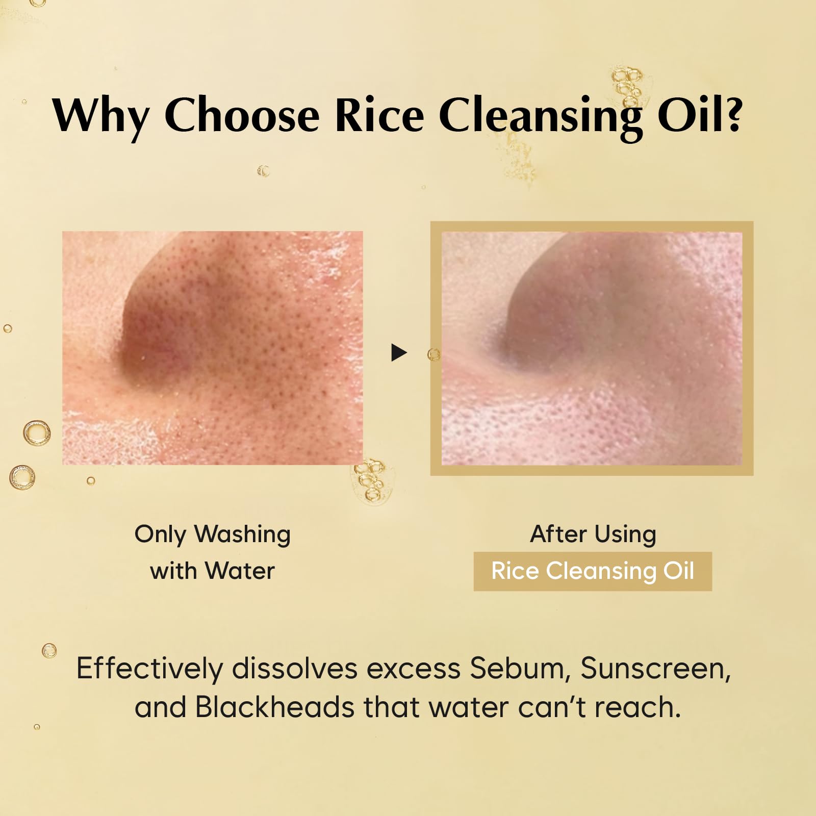 Texture demonstration of Midha lightweight makeup remover oil