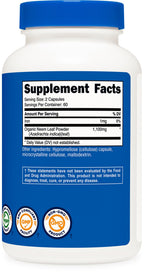Nutricost Neem Leaf 1100mg Vegan Capsules Packaging