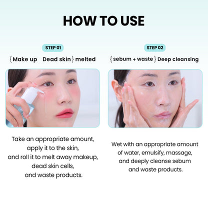 Ilso Super Melting Sebum Cleansing Oil emulsified texture