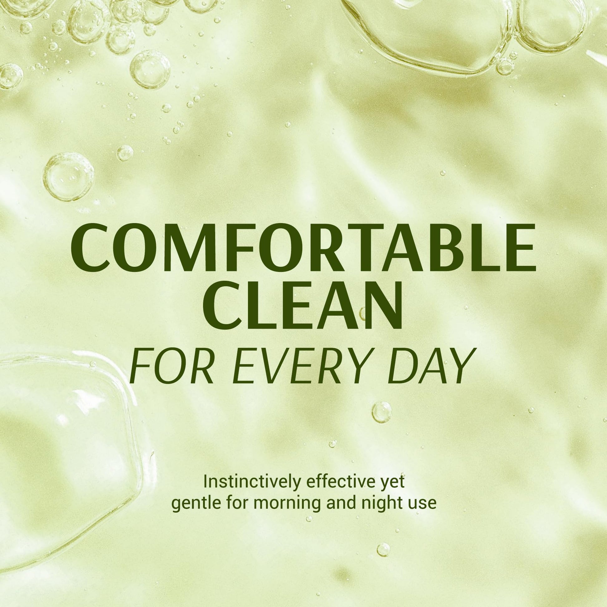 Close up of Lapcos rice bran oil cleanser texture