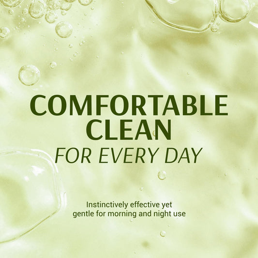 Close up of Lapcos rice bran oil cleanser texture