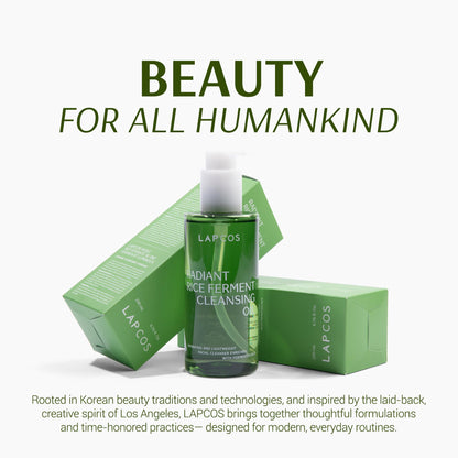 Graphic showing hydration benefits of Lapcos oil cleanser