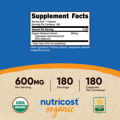 Nutritional supplement facts panel and comprehensive ingredient list for herbal hormonal support