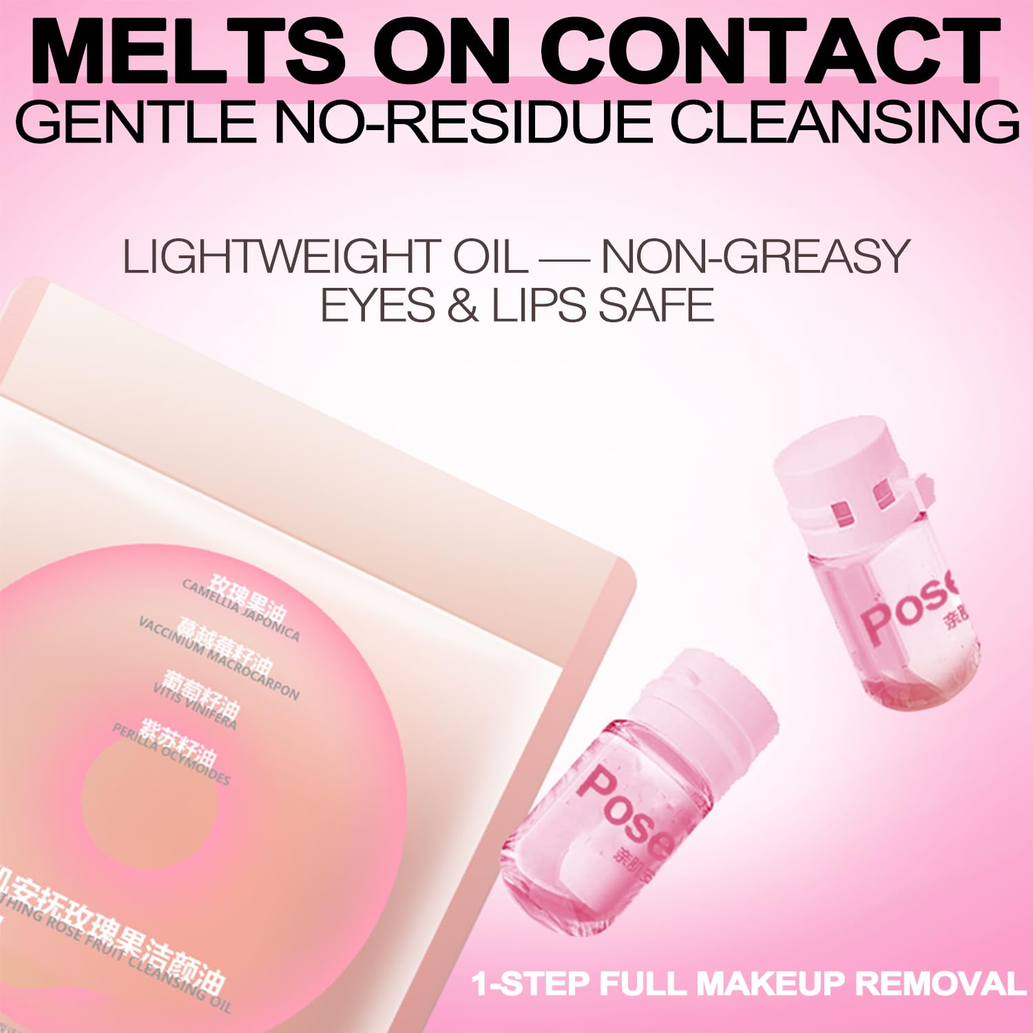 Sigaitwax makeup remover capsule being opened for use