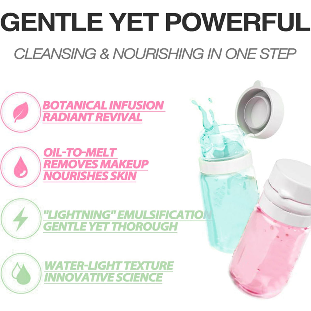Lifestyle shot of the portable skincare set inside a travel bag
