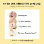 Ariul The Perfect Cleansing Oil Pad EX textured dual-sided pad close up