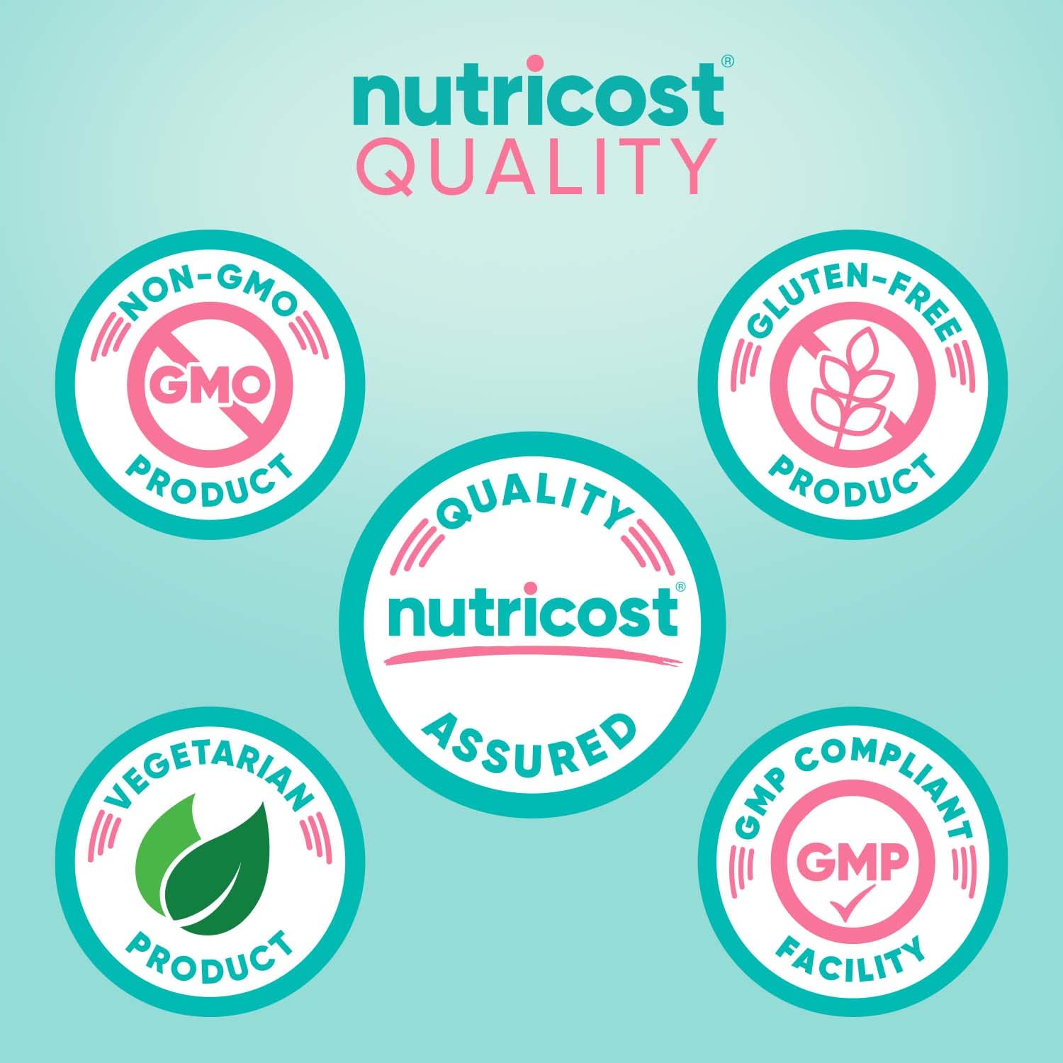 Nutricost imported Chasteberry 120 vegan capsules bottle showing dietary certifications