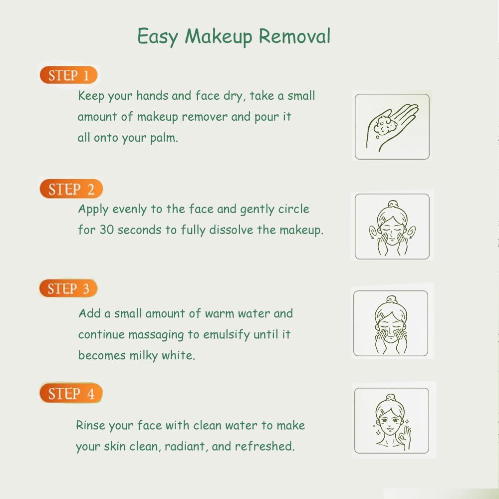Jrtyqwbu skincare cleansing oil 20 piece set