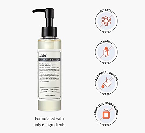 Authentic Klairs skincare product packaging details