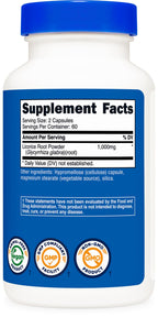 Nutricost Licorice Root bottle with cap detail