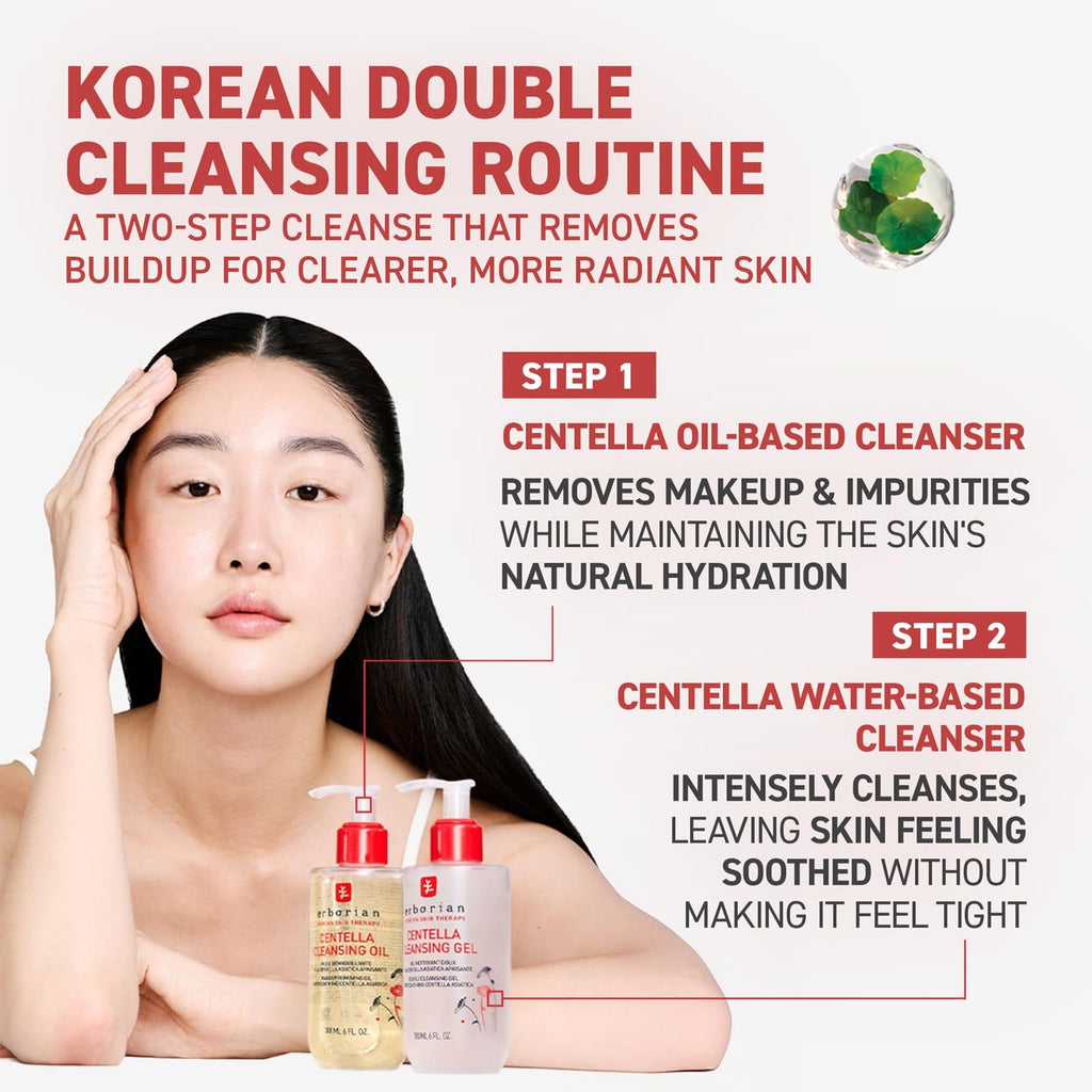 Erborian Centella Cleansing Oil authentic USA import packaging