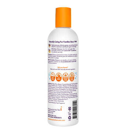 Fairy Tales Sun And Swim clarifying shampoo bottle with natural fruit extracts