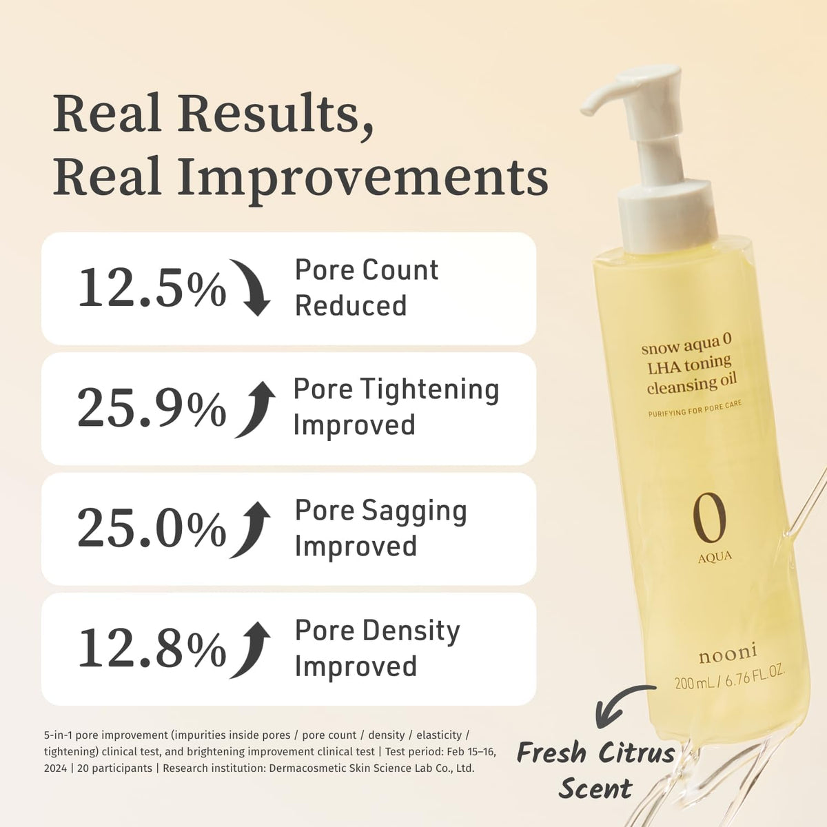 Nooni Snow Aqua 0 Ginseng Deep Cleansing Oil side profile view