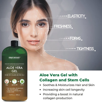 First Botany skincare gel for face and body 16.9 fluid ounces