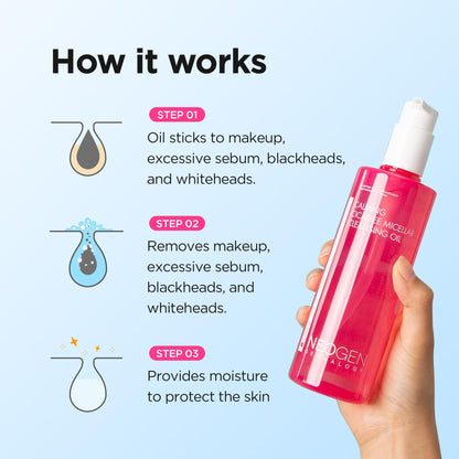 Neogenlab Calming Cica Tree Cleansing Oil bottle back label
