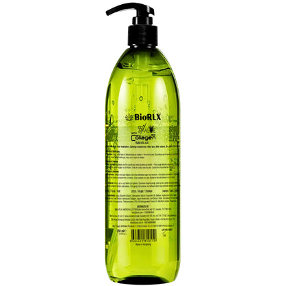 BioRLX 99 percent Aloe Vera Gel pump bottle packaging