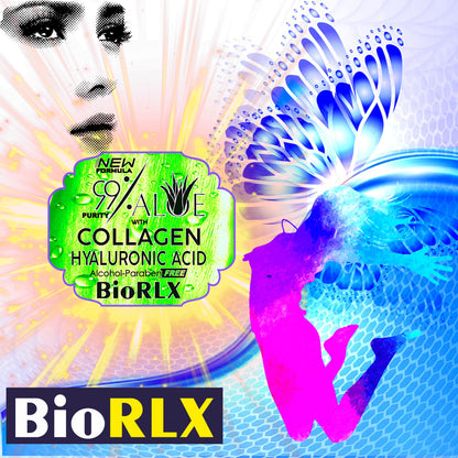 BioRLX Aloe Vera Gel for face and body hydration