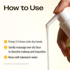Ecor Yumu Coix Seed Deep Pore Cleansing Oil double cleansing step display