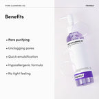 Frankly BHA and LHA cleansing oil texture demonstration