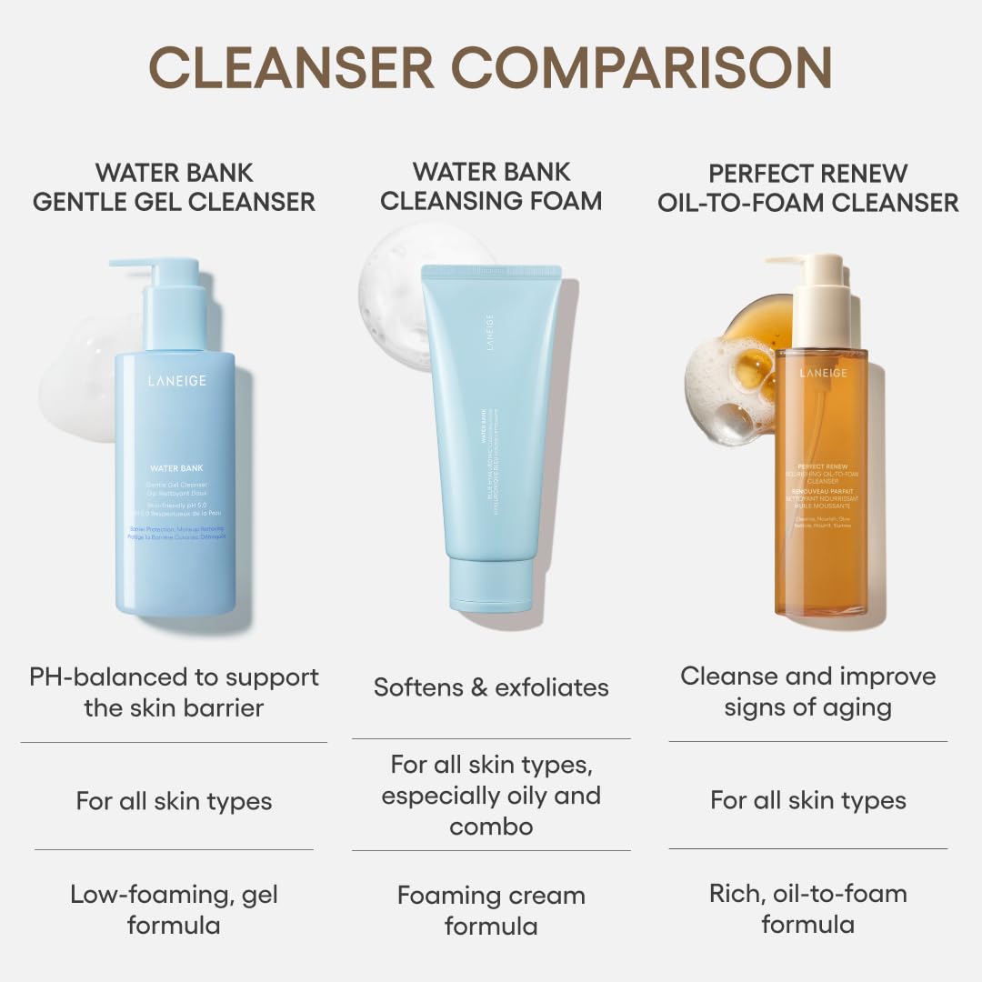 Premium Korean beauty oil-to-foam double cleanser bottle on a clean background