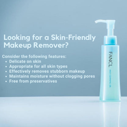 Fancl Mild Cleansing Oil preservative free label