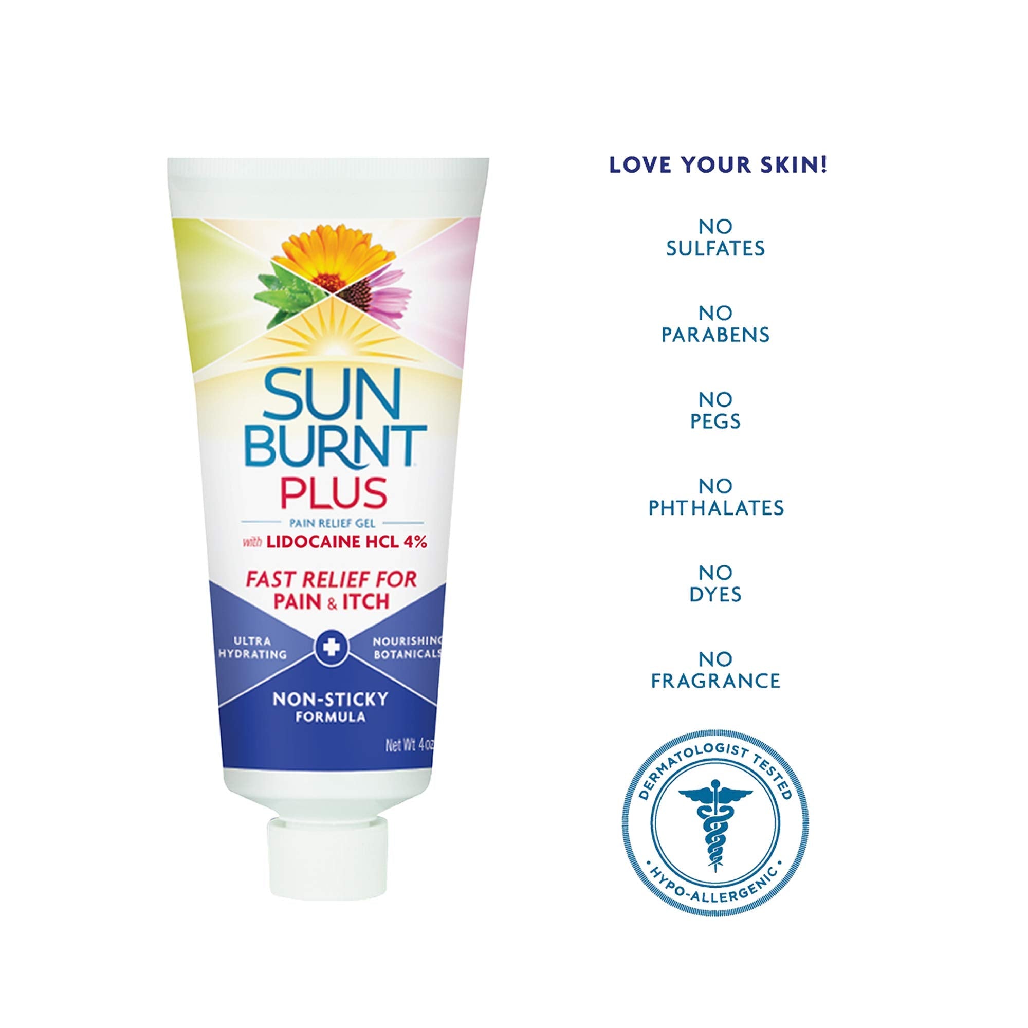 Sunburnt Plus pain relief gel texture close up