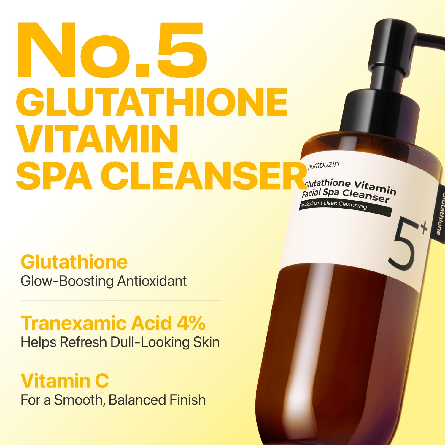 Numbuzin Number 5 Cleansing Oil bottle texture and application