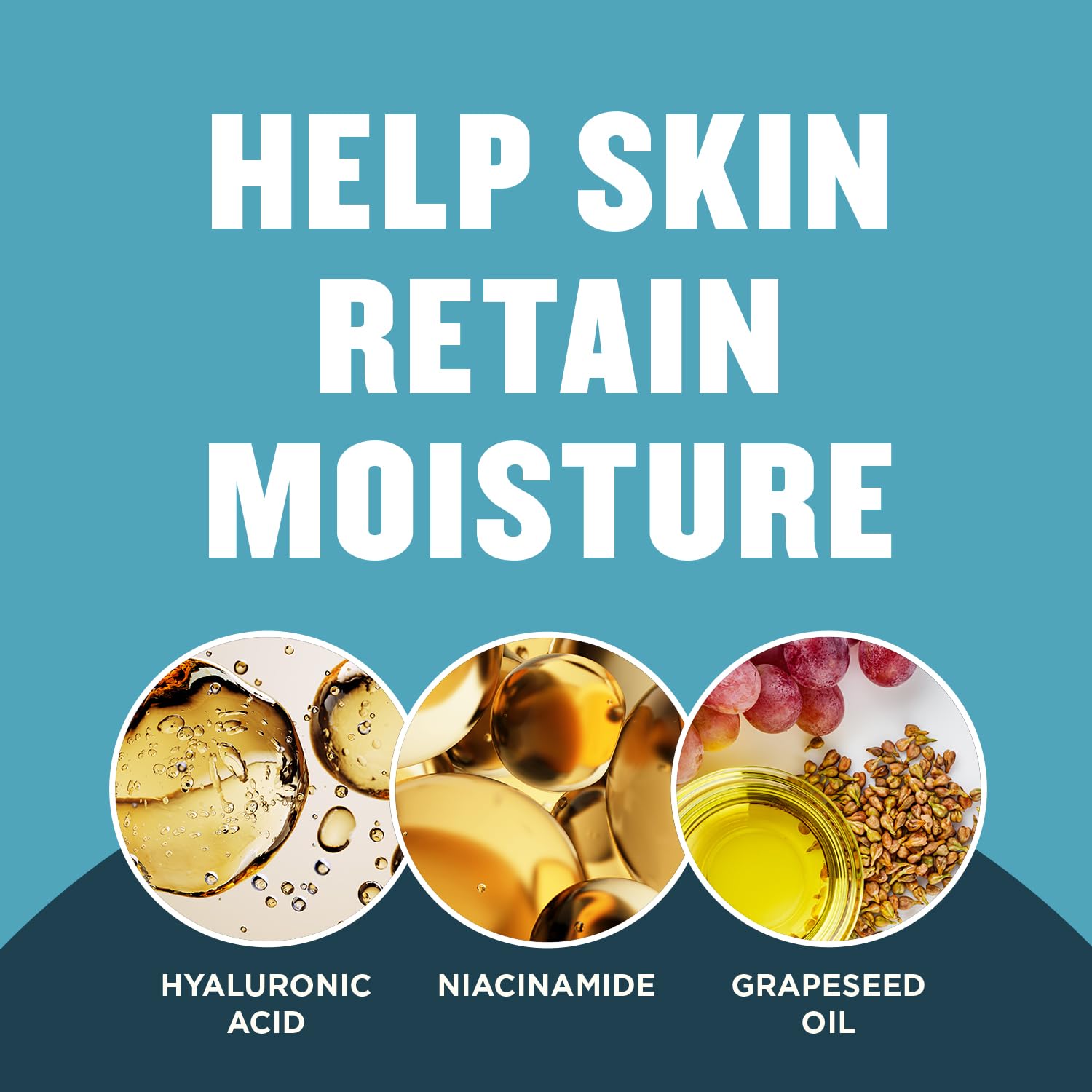 Texture demonstration of Gold Bond Pure Moisture ultra-lightweight lotion