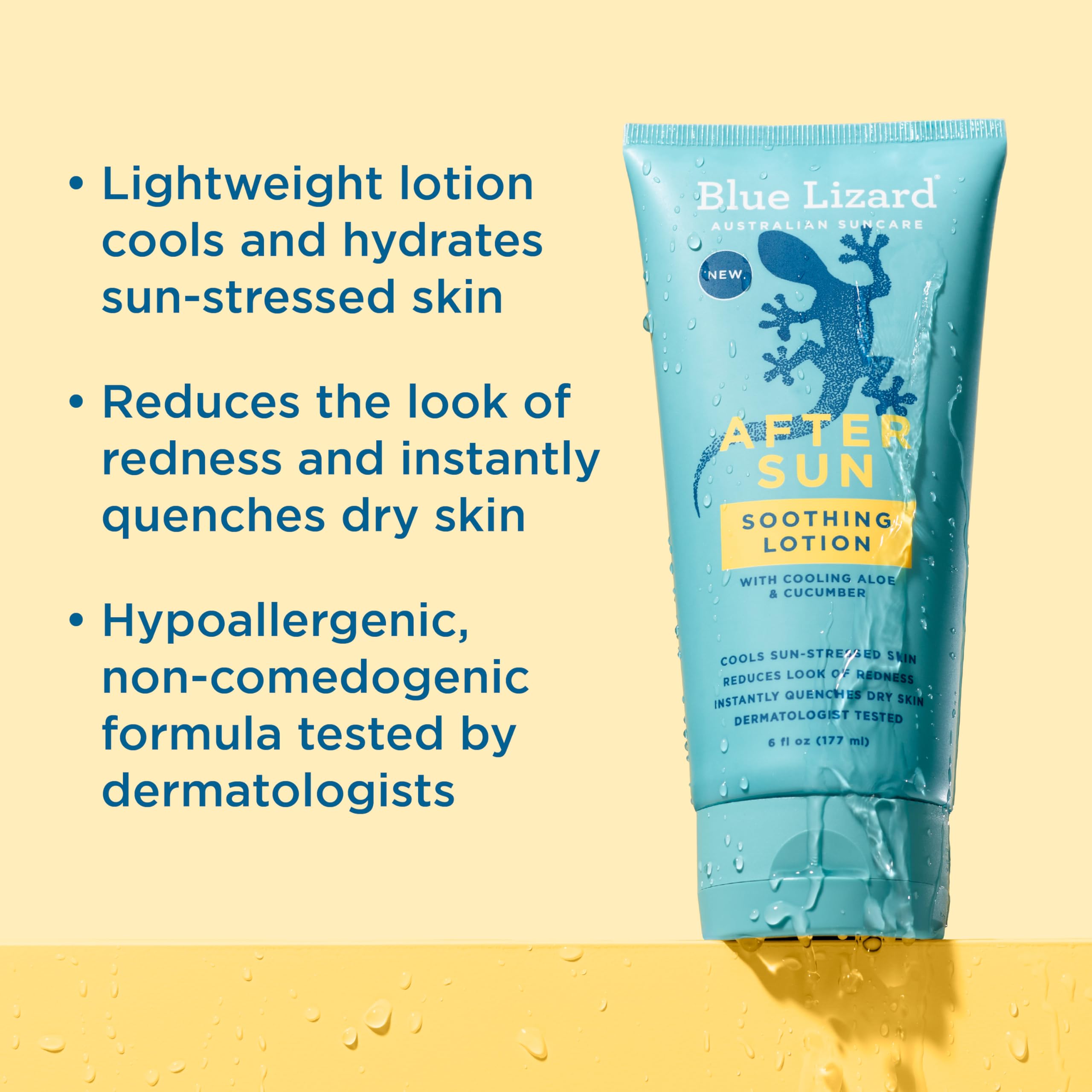 Texture of Blue Lizard After Sun Soothing Lotion